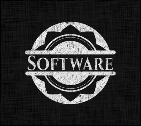 Software chalk emblem