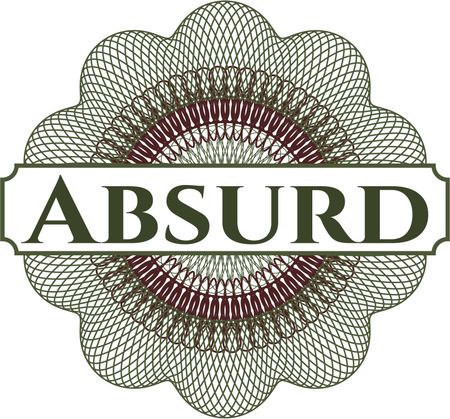 Absurd abstract rosette