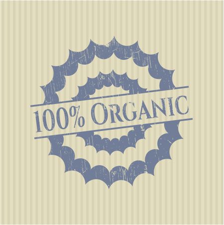100% Organic rubber grunge texture seal
