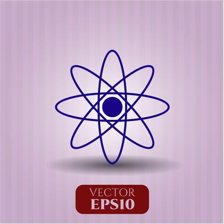 Atom icon or symbol