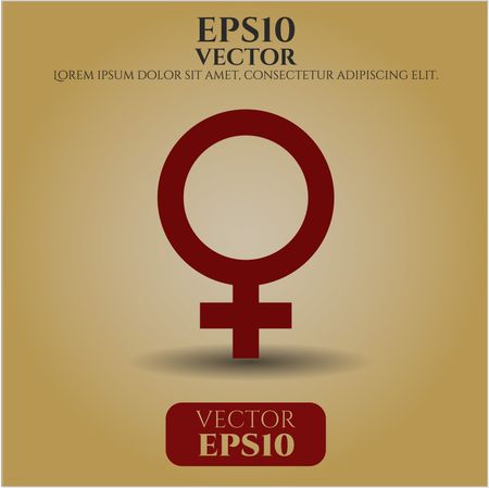 Female icon vector illustration
