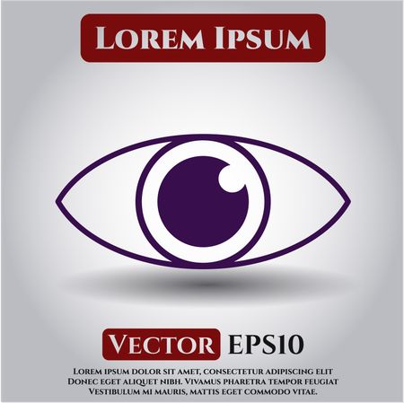 Eye icon vector illustration