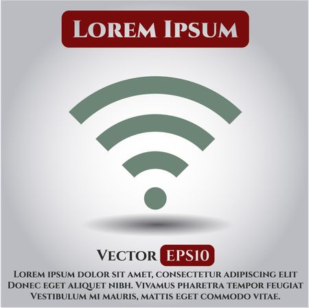 Wifi signal vector icon