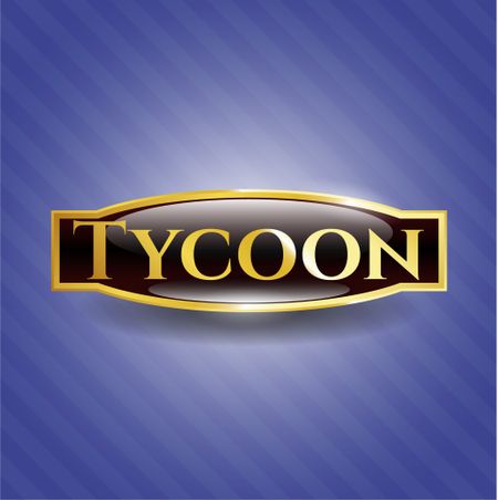 Tycoon gold emblem or badge