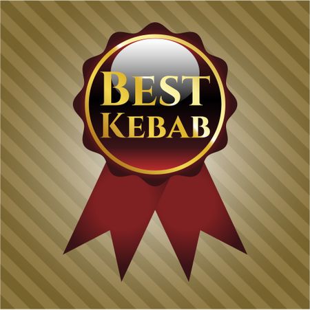 Best Kebab gold shiny badge