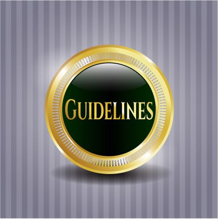 Guidelines golden emblem