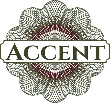 Accent linear rosette