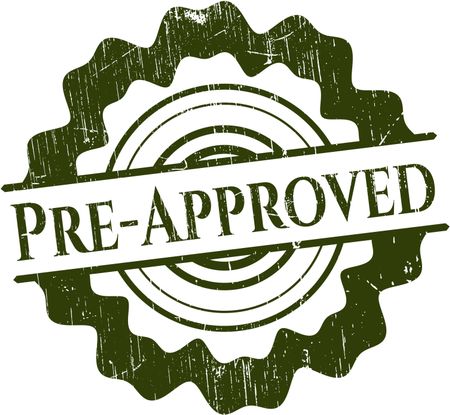Pre-Approved rubber stamp