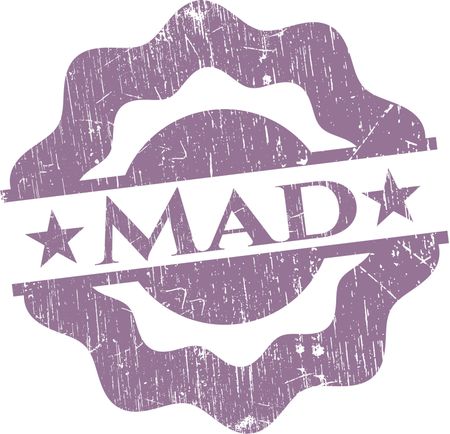 Mad rubber grunge texture stamp