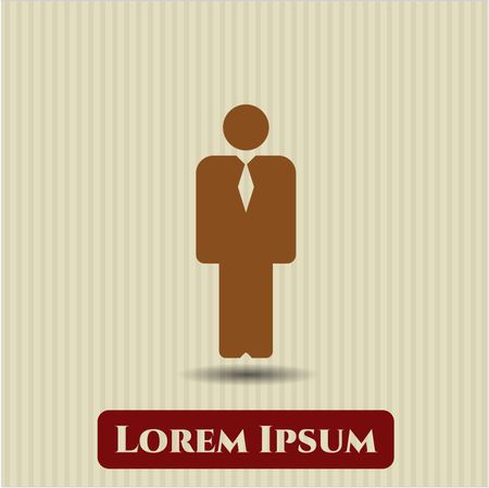 Businessman icon vector illustration