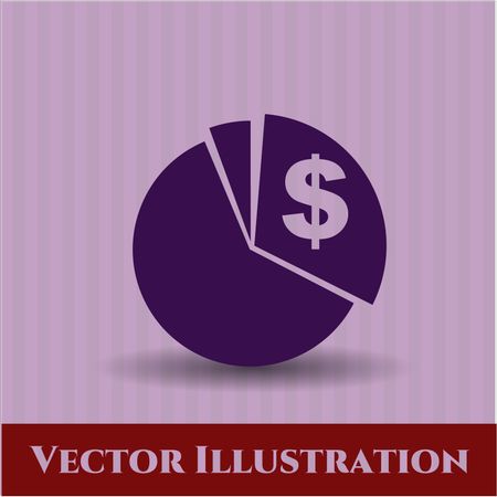 Chart vector icon