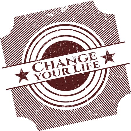 Change your Life rubber texture