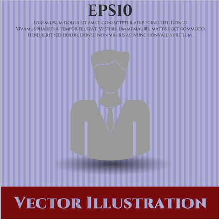 Businessman vector symbol