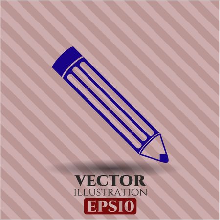 Pencil vector icon or symbol