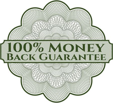 100% Money Back Guarantee linear rosette