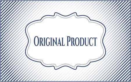 Original Product banner or poster