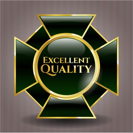 Excellent Quality gold shiny emblem