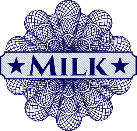 Milk rosette
