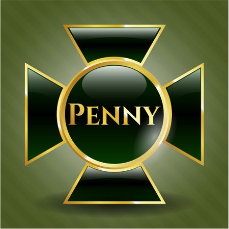 Penny golden emblem