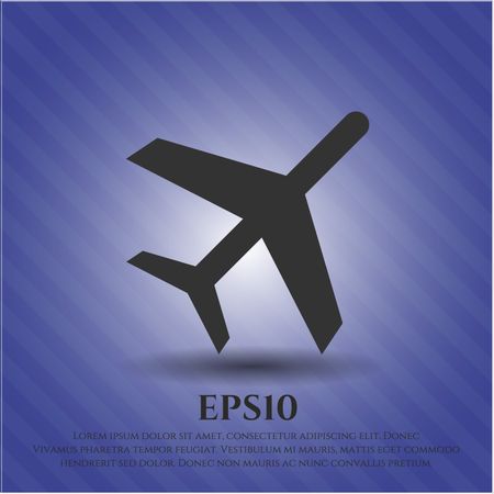 Plane icon or symbol