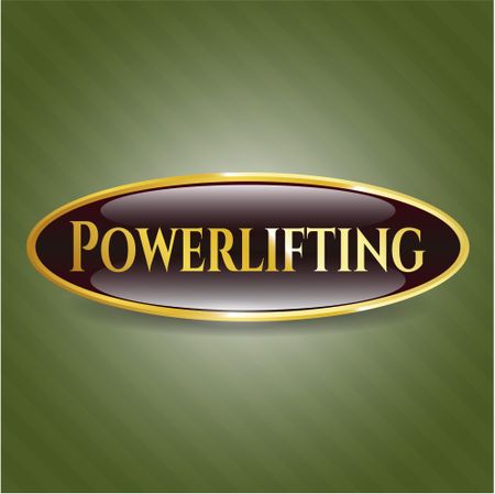 Powerlifting shiny badge