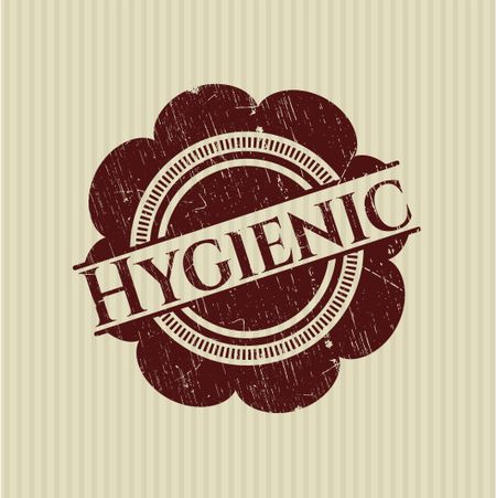 Hygienic grunge stamp