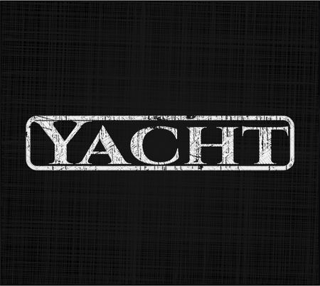 Yacht chalk emblem
