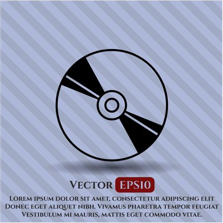 CD or DVD disc symbol
