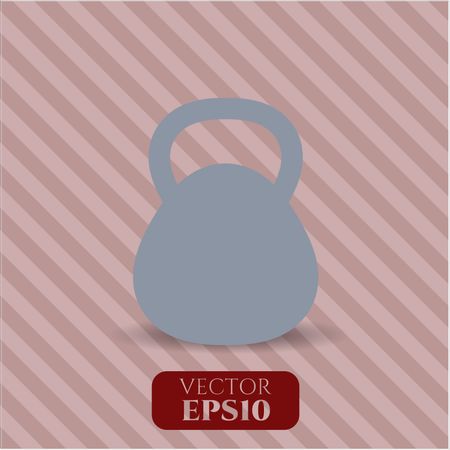 Kettlebell high quality icon