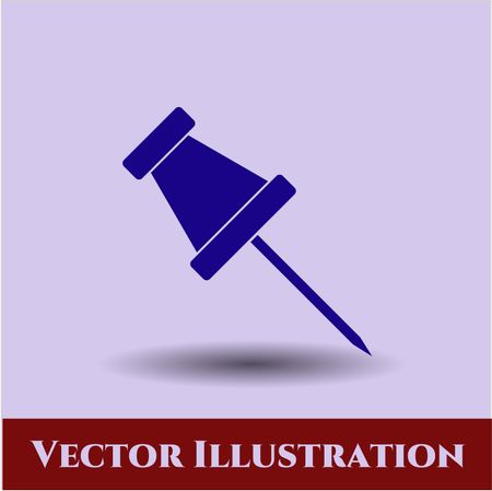 Paper Pin icon vector illustration