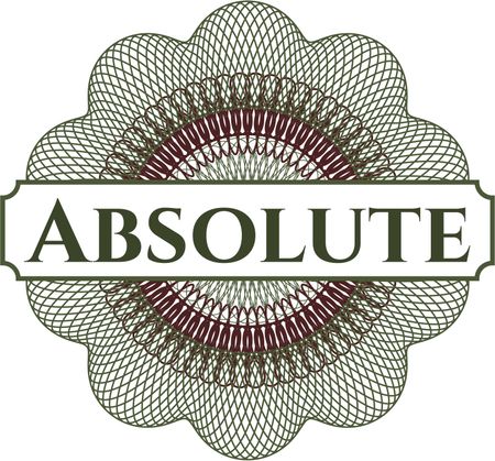 Absolute rosette (money style emplem)