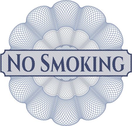 No Smoking linear rosette