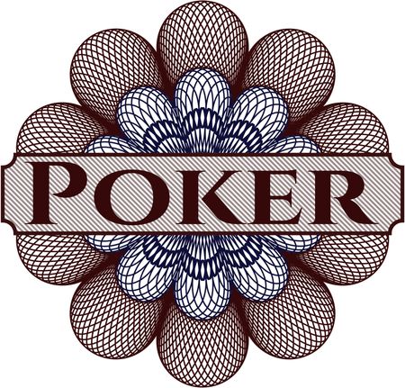 Poker linear rosette
