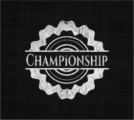 Championship chalk emblem