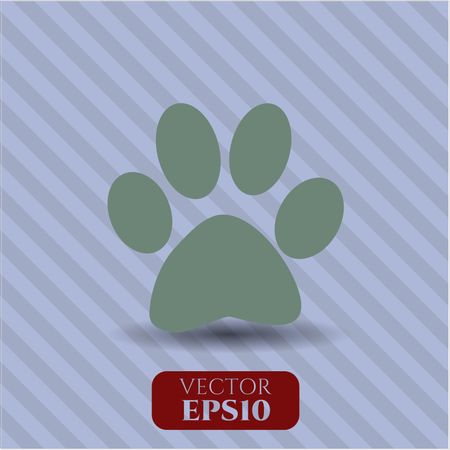 Paw icon or symbol