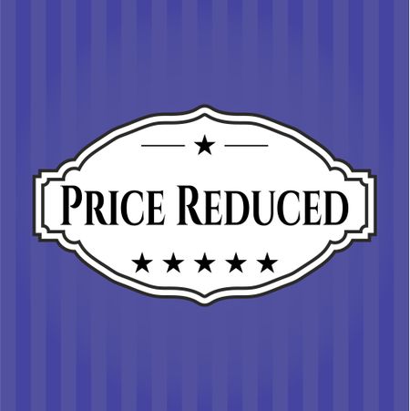 Price Reduced poster or card