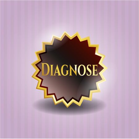 Diagnose golden emblem or badge