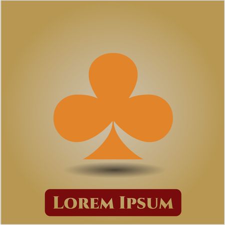 Poker clover symbol