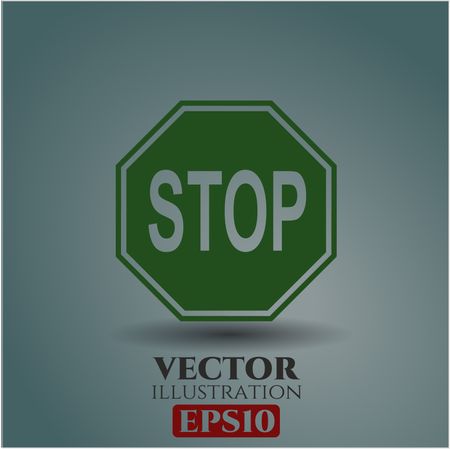 Stop icon or symbol