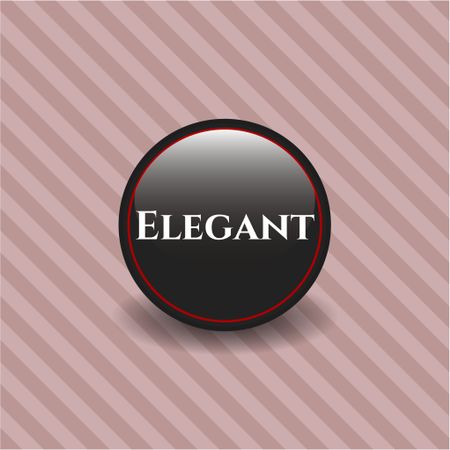 Elegant dark emblem