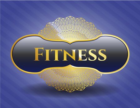 Fitness gold emblem