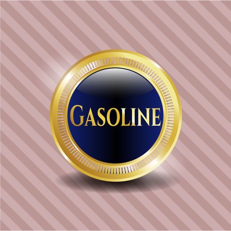 Gasoline shiny badge