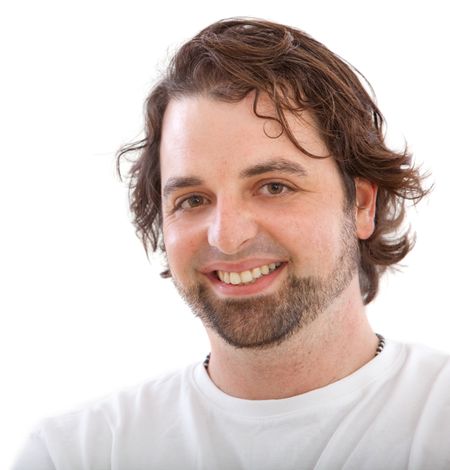 smiley-man-portrait-isolated-white-background-37298020 smiley man portrait isolated over a white background