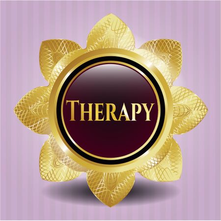 Therapy gold shiny emblem