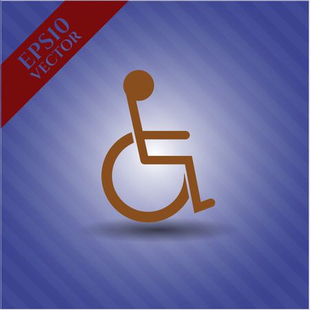Disabled (Wheelchair) high quality icon