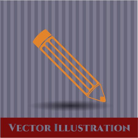 Pencil vector icon or symbol