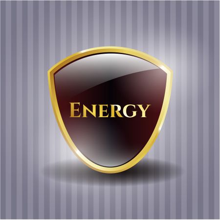 Energy golden emblem