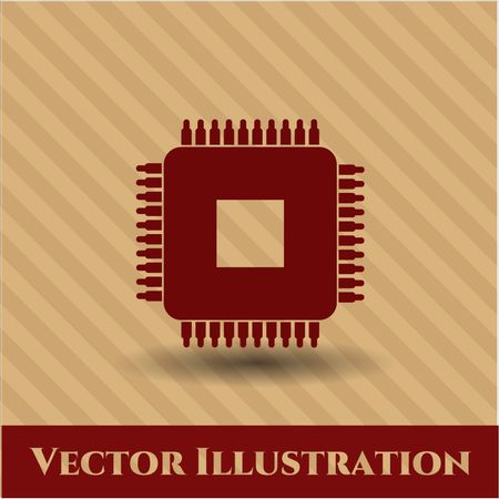 Microchip, microprocessor high quality icon