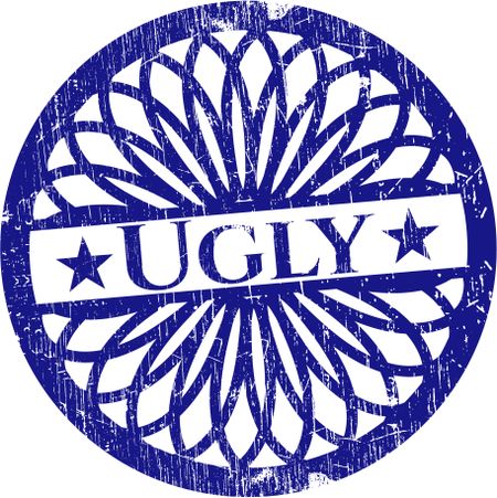 Ugly rubber grunge texture stamp