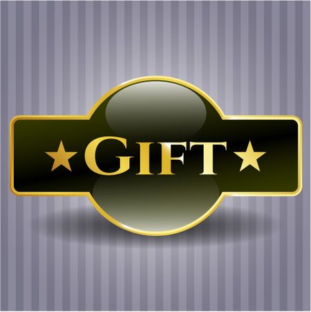 Gift golden badge